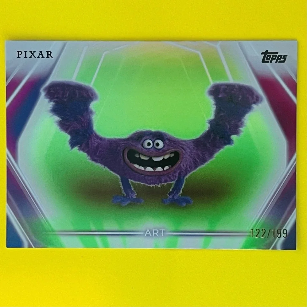 2026 Topps Disney Neon Art #121 Green Parallel 122/199